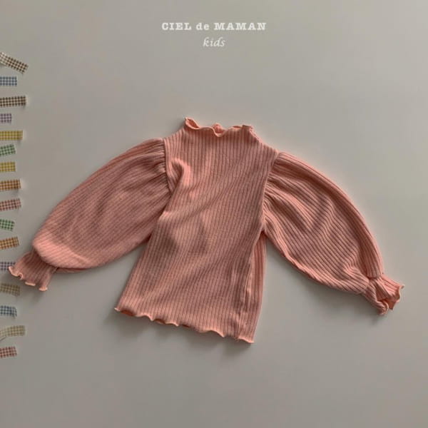 CIEL DE MAMAN - Korean Children Fashion - #Kfashion4kids - Shirring Tee - 2
