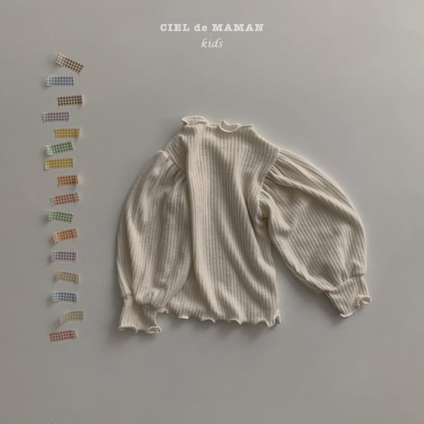 CIEL DE MAMAN - Korean Children Fashion - #Kfashion4kids - Shirring Tee - 3