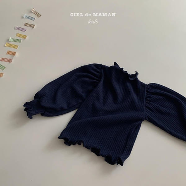 CIEL DE MAMAN - Korean Children Fashion - #Kfashion4kids - Shirring Tee - 4