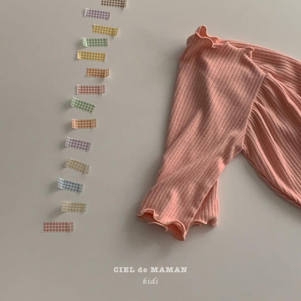 CIEL DE MAMAN - Korean Children Fashion - #Kfashion4kids - Shirring Tee - 6