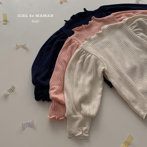 CIEL DE MAMAN - Korean Children Fashion - #Kfashion4kids - Shirring Tee - 8
