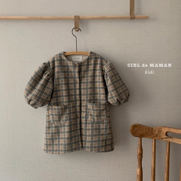 CIEL DE MAMAN - Korean Children Fashion - #Kfashion4kids - No Collar Puff Coat - 4