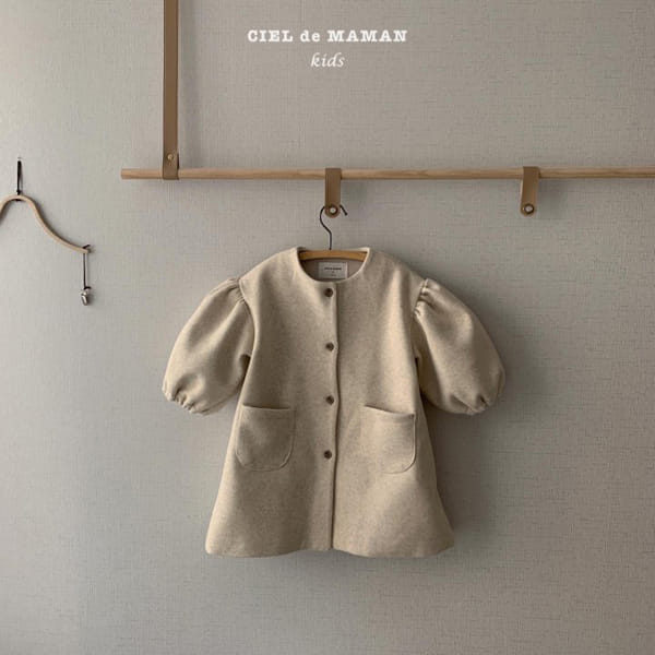 CIEL DE MAMAN - Korean Children Fashion - #Kfashion4kids - No Collar Puff Coat - 5