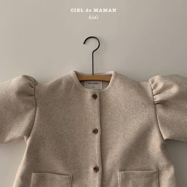 CIEL DE MAMAN - Korean Children Fashion - #Kfashion4kids - No Collar Puff Coat - 8