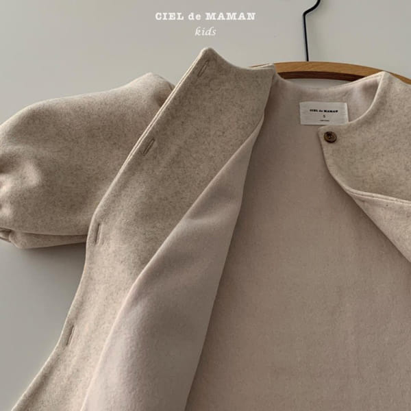 CIEL DE MAMAN - Korean Children Fashion - #Kfashion4kids - No Collar Puff Coat - 9