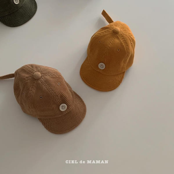 CIEL DE MAMAN - Korean Children Fashion - #Kfashion4kids - Rib Ball Cap