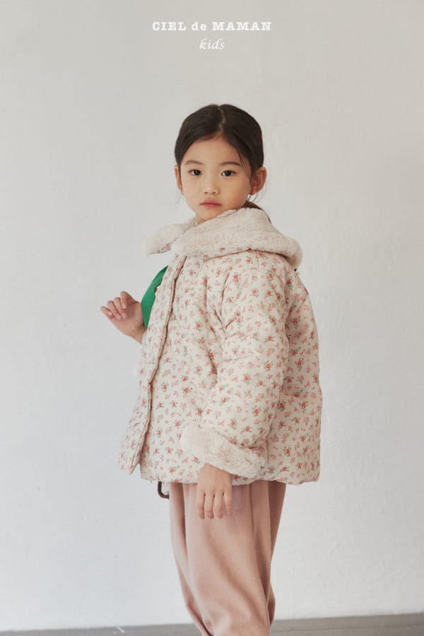 CIEL DE MAMAN - Korean Children Fashion - #Kfashion4kids - Mochi Collar Coat