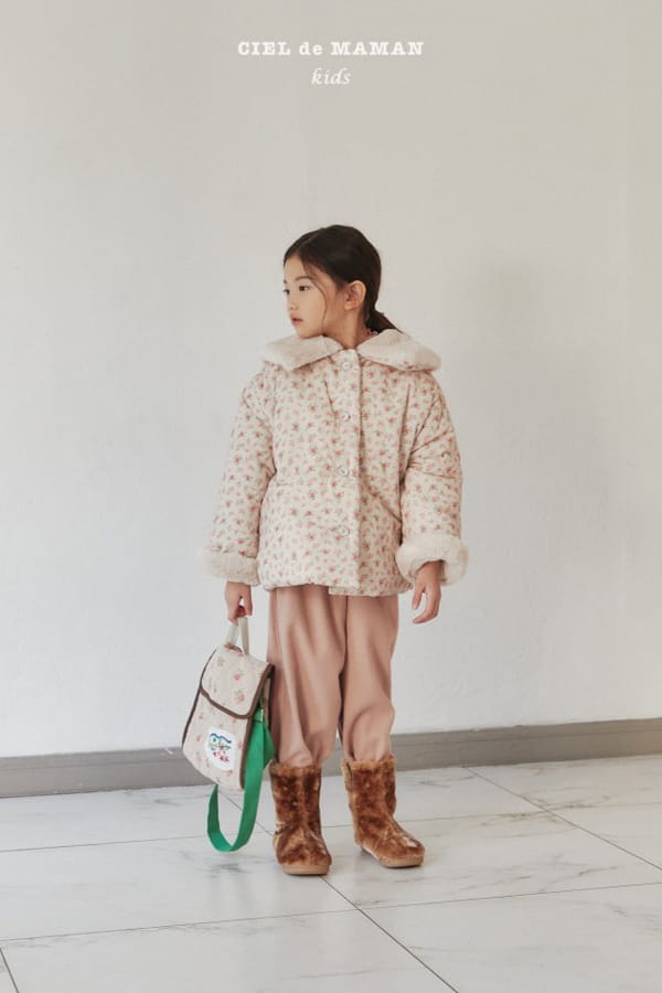 CIEL DE MAMAN - Korean Children Fashion - #Kfashion4kids - Mochi Collar Coat - 2