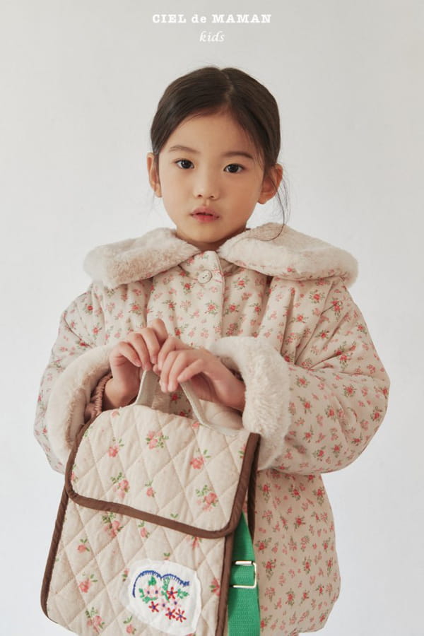 CIEL DE MAMAN - Korean Children Fashion - #Kfashion4kids - Mochi Collar Coat - 3