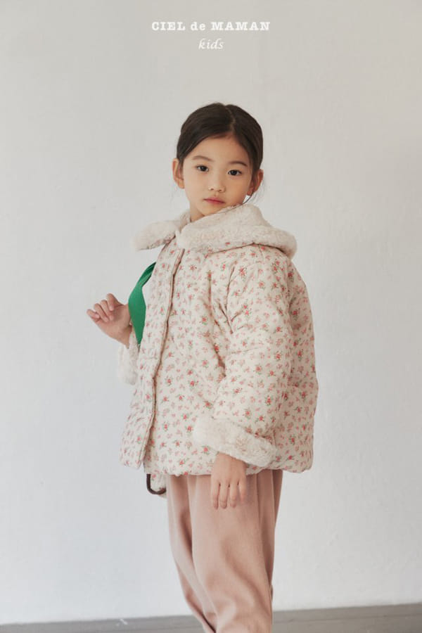 CIEL DE MAMAN - Korean Children Fashion - #Kfashion4kids - Mochi Collar Coat - 8