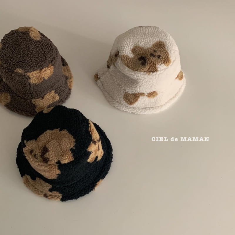 CIEL DE MAMAN - Korean Children Fashion - #Kfashion4kids - Bboglei Bear Bucket Hat