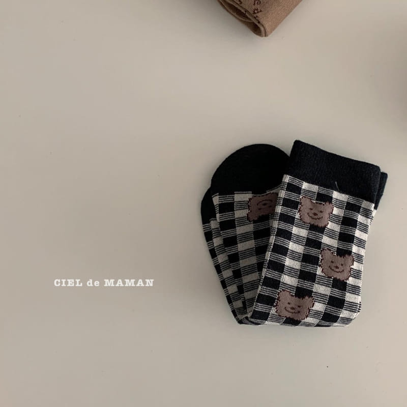 CIEL DE MAMAN - Korean Children Fashion - #Kfashion4kids - Bear Rabbit Socks [set of 3] - 9