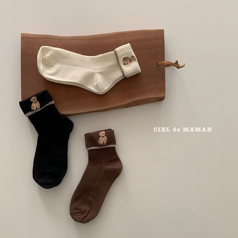 CIEL DE MAMAN - Korean Children Fashion - #Kfashion4kids - Adult Socks [set of 3] - 2