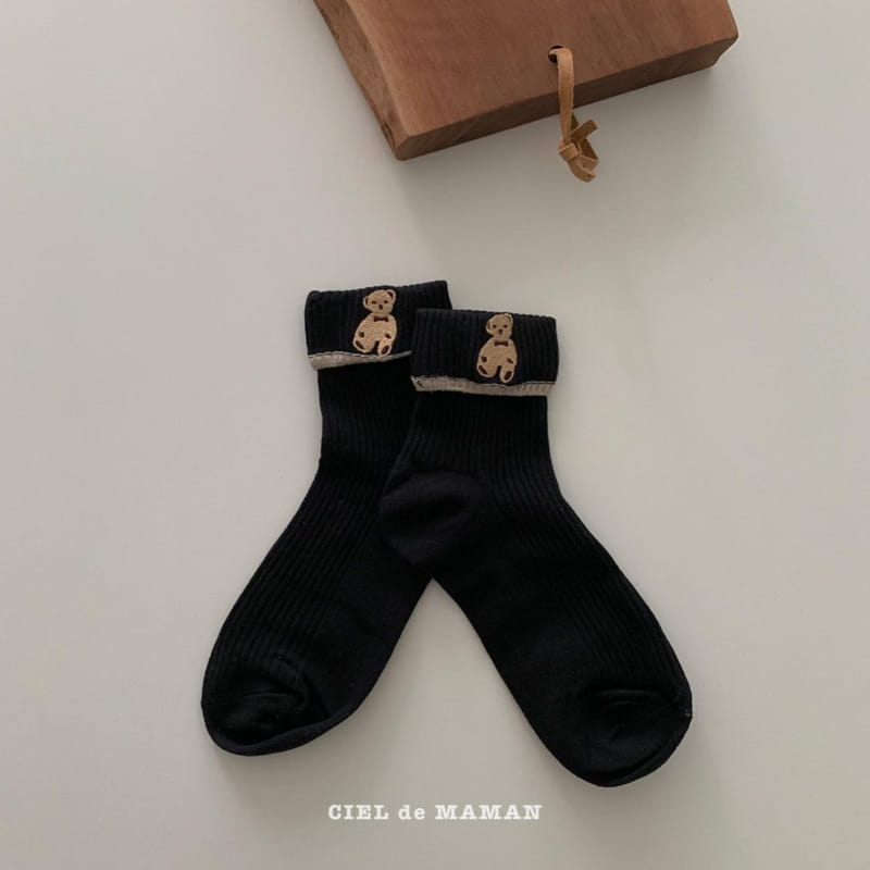 CIEL DE MAMAN - Korean Children Fashion - #Kfashion4kids - Adult Socks [set of 3] - 3