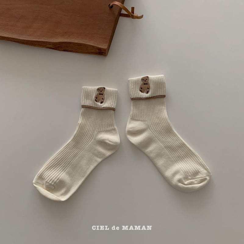 CIEL DE MAMAN - Korean Children Fashion - #Kfashion4kids - Adult Socks [set of 3] - 4
