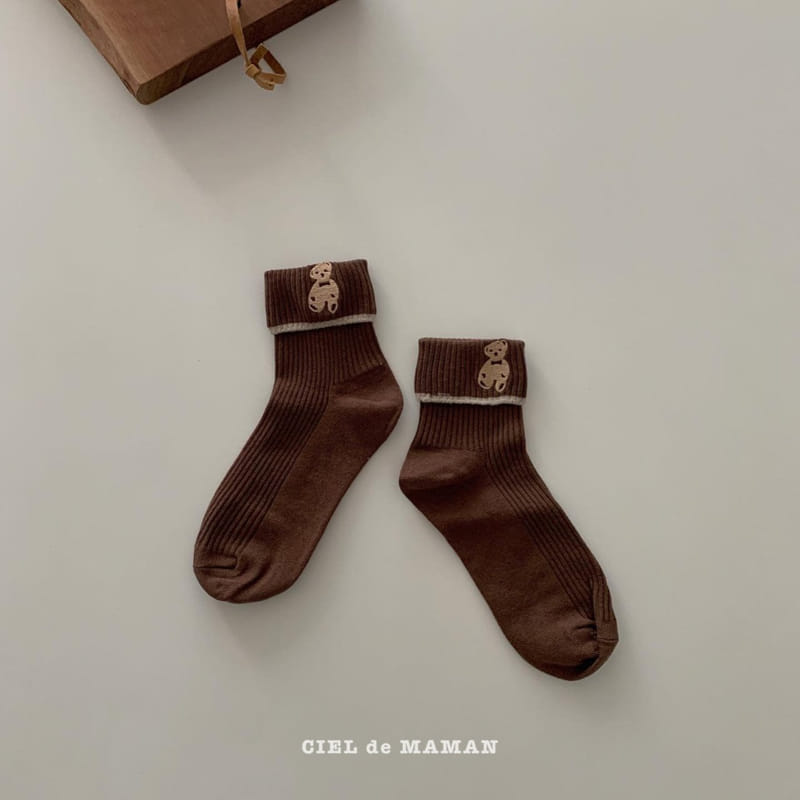 CIEL DE MAMAN - Korean Children Fashion - #Kfashion4kids - Adult Socks [set of 3] - 5