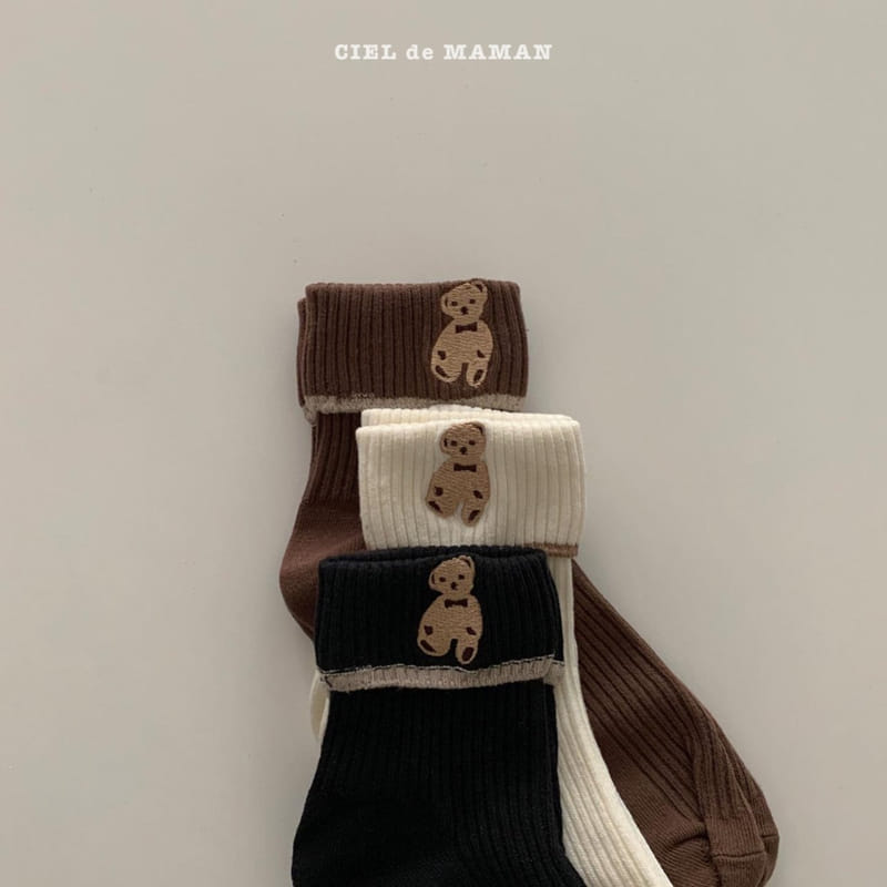 CIEL DE MAMAN - Korean Children Fashion - #Kfashion4kids - Adult Socks [set of 3] - 6
