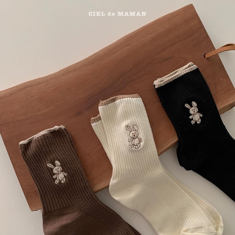 CIEL DE MAMAN - Korean Children Fashion - #Kfashion4kids - Adult Socks [set of 3] - 7