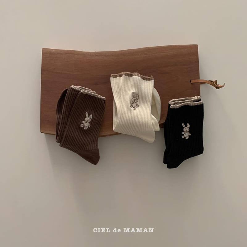 CIEL DE MAMAN - Korean Children Fashion - #Kfashion4kids - Adult Socks [set of 3] - 8