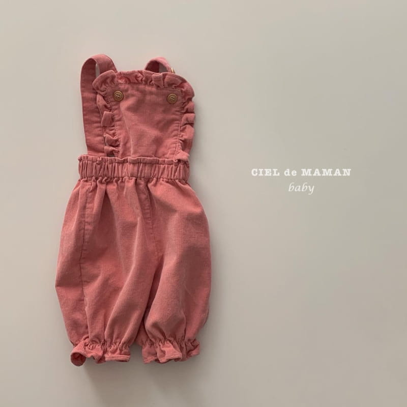 CIEL DE MAMAN - Korean Children Fashion - #Kfashion4kids - Mamang Frill Overall - 2