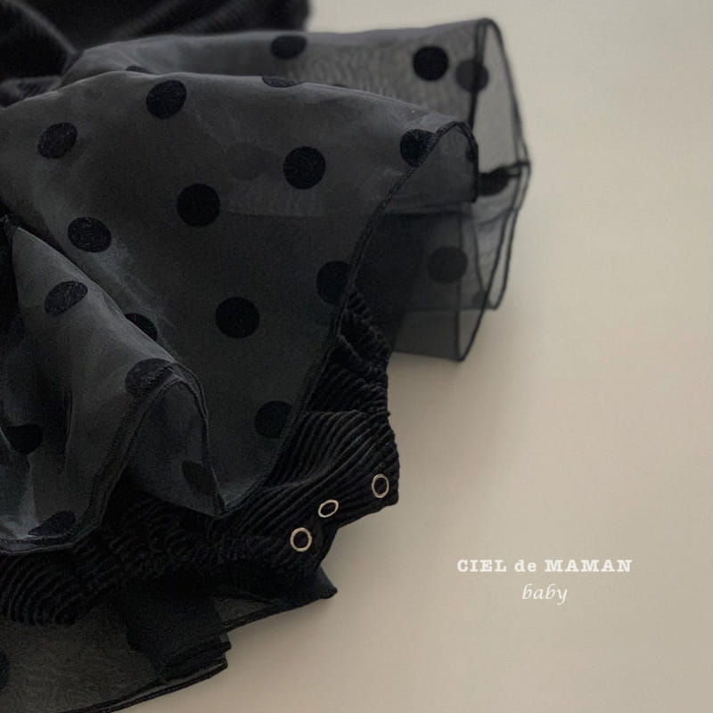 CIEL DE MAMAN - Korean Children Fashion - #Kfashion4kids - Dot Sha One-piece - 10