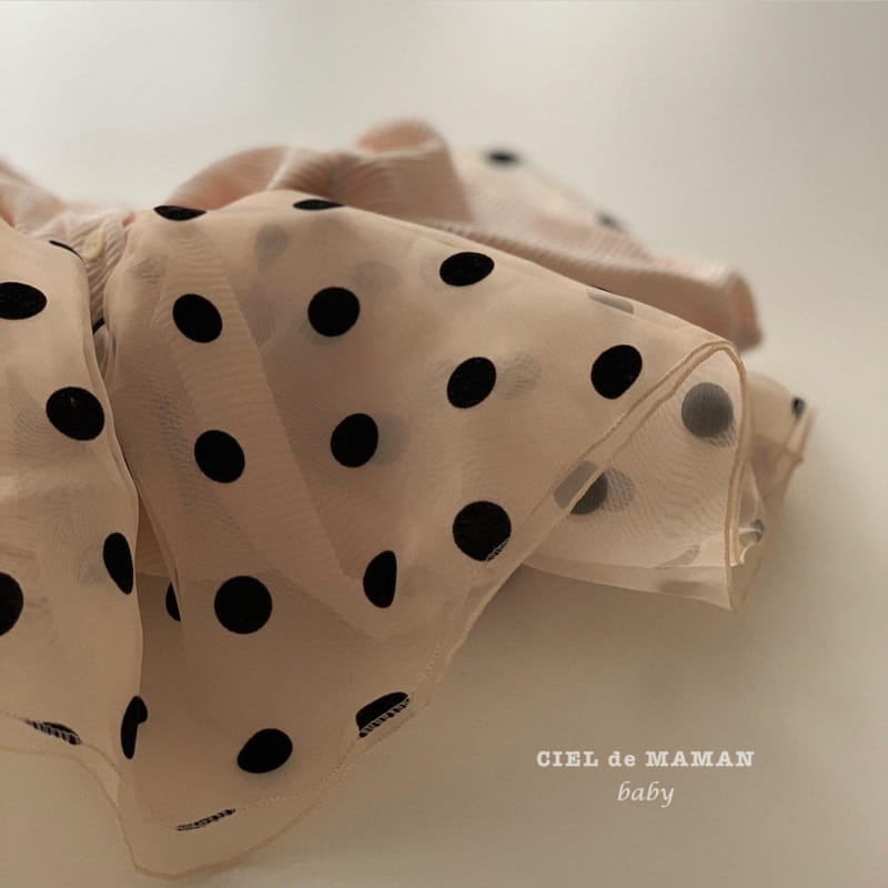 CIEL DE MAMAN - Korean Children Fashion - #Kfashion4kids - Dot Sha One-piece - 6