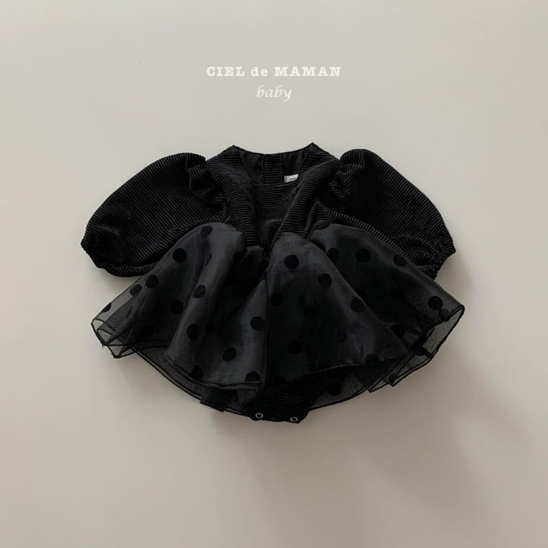 CIEL DE MAMAN - Korean Children Fashion - #Kfashion4kids - Dot Sha One-piece - 7