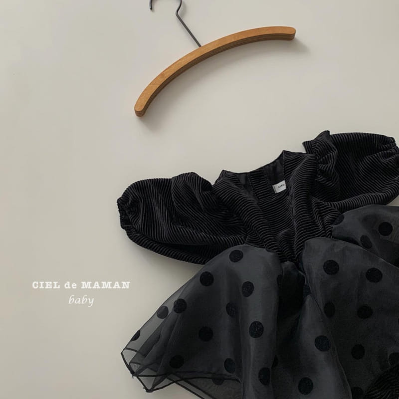 CIEL DE MAMAN - Korean Children Fashion - #Kfashion4kids - Dot Sha One-piece - 8