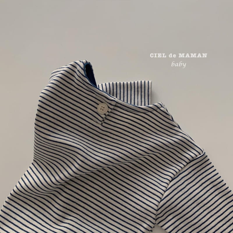 CIEL DE MAMAN - Korean Children Fashion - #Kfashion4kids - Bebe Stripes Tee - 3