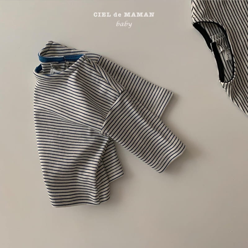 CIEL DE MAMAN - Korean Children Fashion - #Kfashion4kids - Bebe Stripes Tee - 6