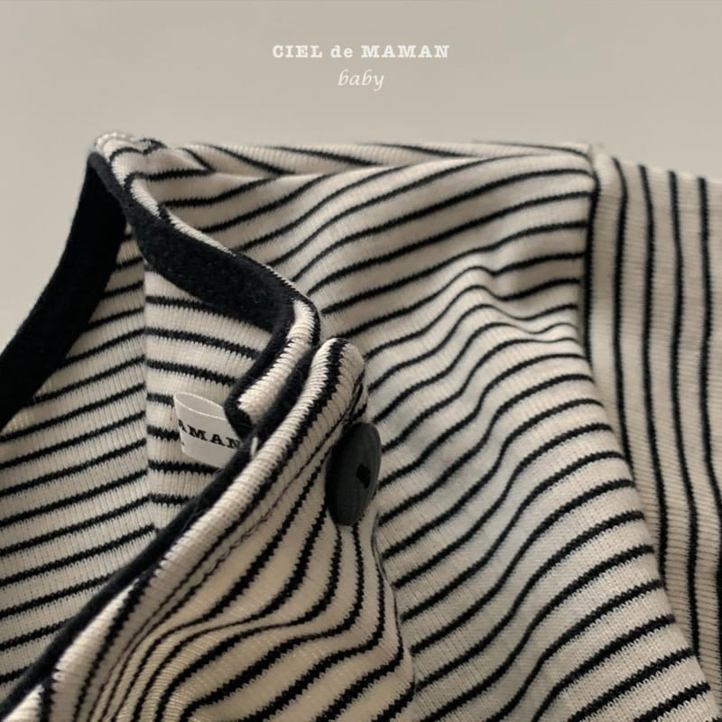 CIEL DE MAMAN - Korean Children Fashion - #Kfashion4kids - Bebe Stripes Tee - 7