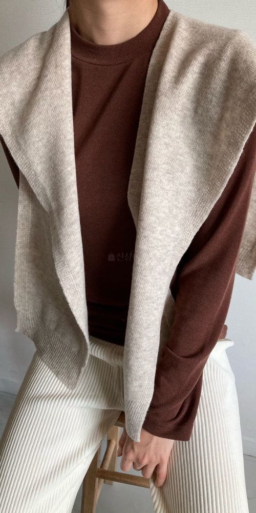 COCOJNISSI - Korean Children Fashion - #Kfashion4kids - Bagle Knit Cape - 3