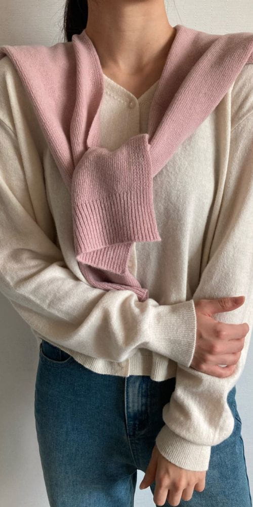COCOJNISSI - Korean Children Fashion - #Kfashion4kids - Bagle Knit Cape - 4