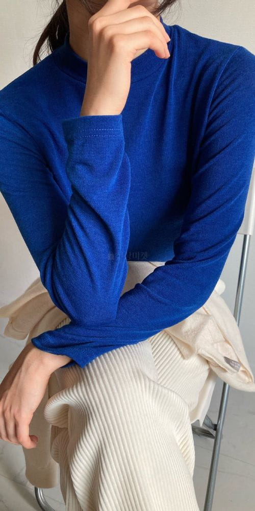 COCOJNISSI - Korean Children Fashion - #Kfashion4kids - Emma Half Turtleneck Tee - 2