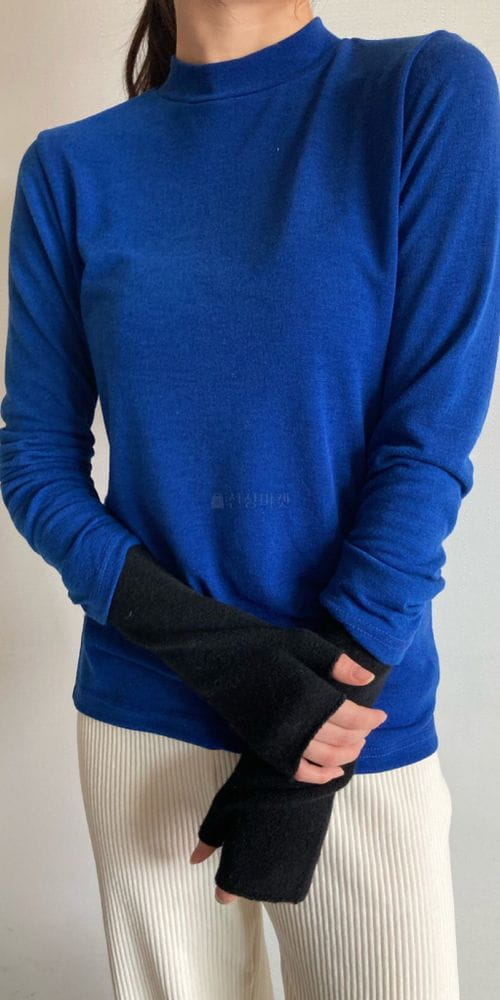 COCOJNISSI - Korean Children Fashion - #Kfashion4kids - Emma Half Turtleneck Tee - 3
