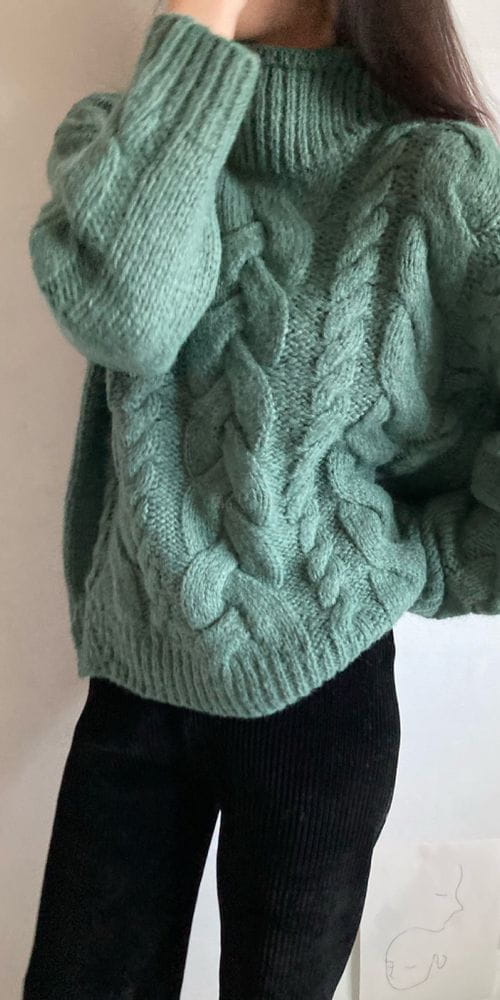 COCOJNISSI - Korean Children Fashion - #Kfashion4kids - Tamna Alpaca Turtleneck Tee - 4