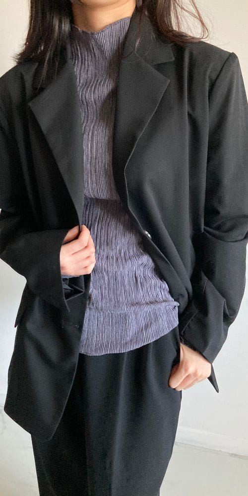 COCOJNISSI - Korean Children Fashion - #Kfashion4kids - Beal Wrinkle Half Turtleneck Tee - 3