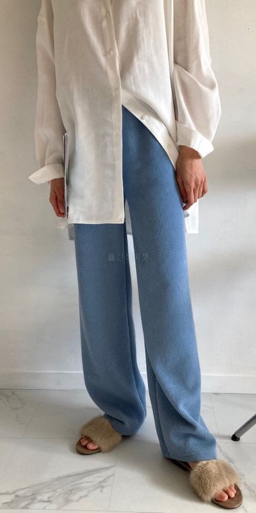 COCOJNISSI - Korean Children Fashion - #Kfashion4kids - Pony Banding Rib Knit Pants