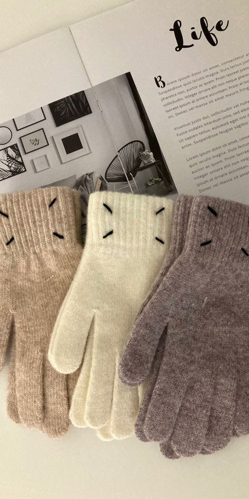 COCOJNISSI - Korean Children Fashion - #Kfashion4kids - Mael Stitch Gloves - 2