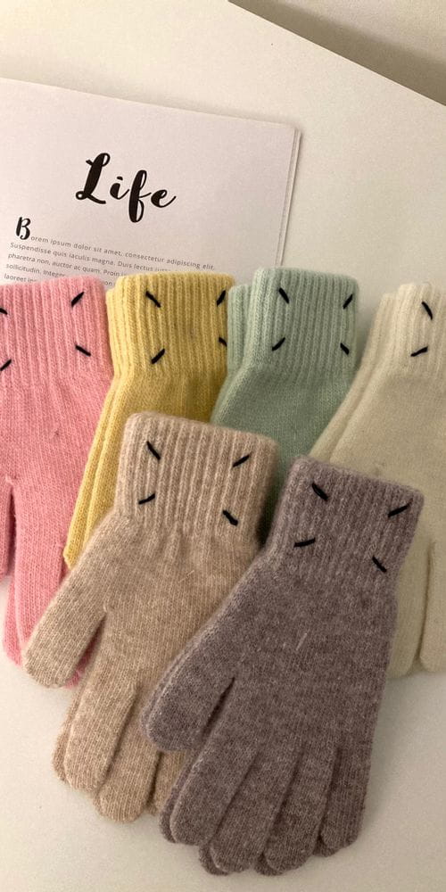COCOJNISSI - Korean Children Fashion - #Kfashion4kids - Mael Stitch Gloves - 3