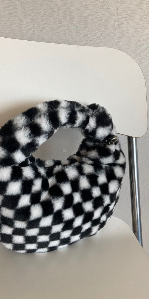 COCOJNISSI - Korean Children Fashion - #Kfashion4kids - Boming Mink Chess Mini Bag