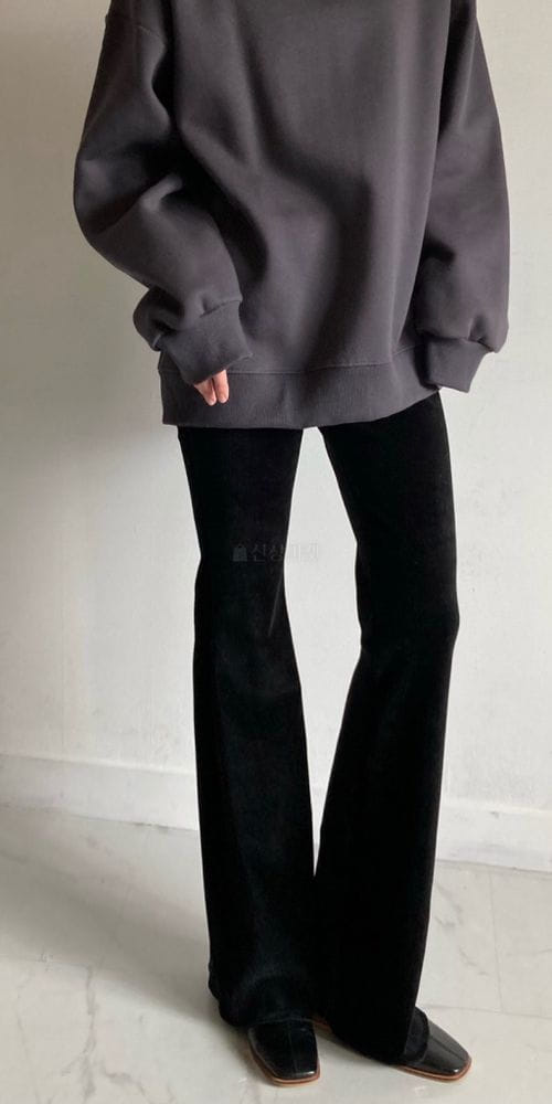 COCOJNISSI - Korean Children Fashion - #Kfashion4kids - Dabi Rib Bootscut Slim Banding Pants - 2