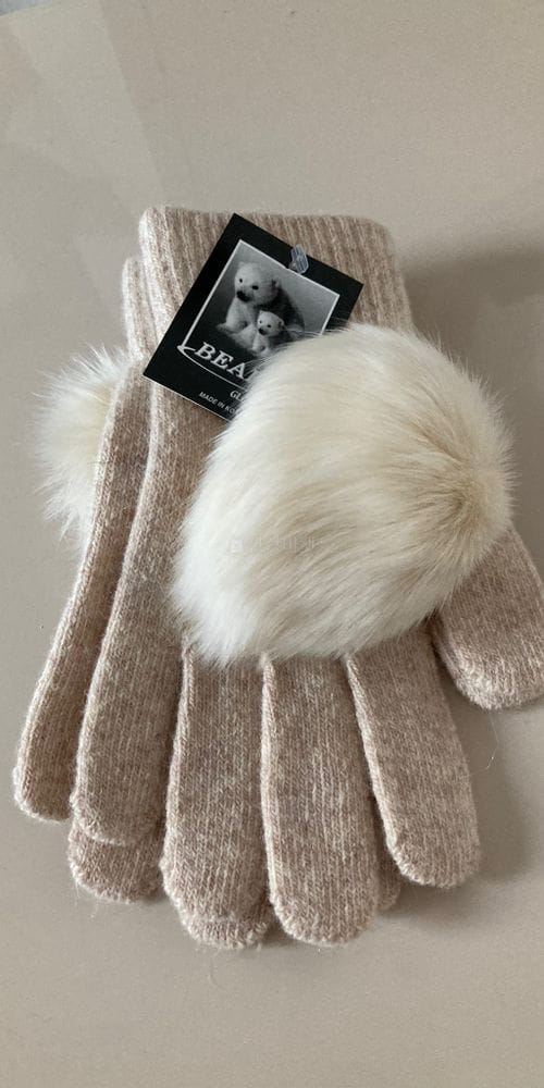 COCOJNISSI - Korean Children Fashion - #Kfashion4kids - Mink Gloves