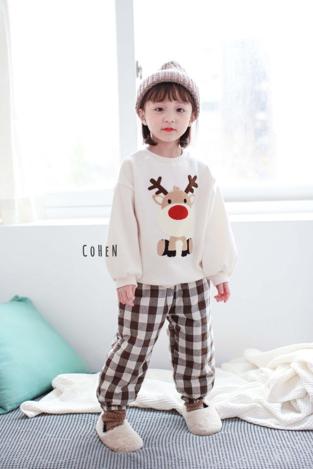 COHEN - Korean Children Fashion - #Kfashion4kids - Check Jogger Pants