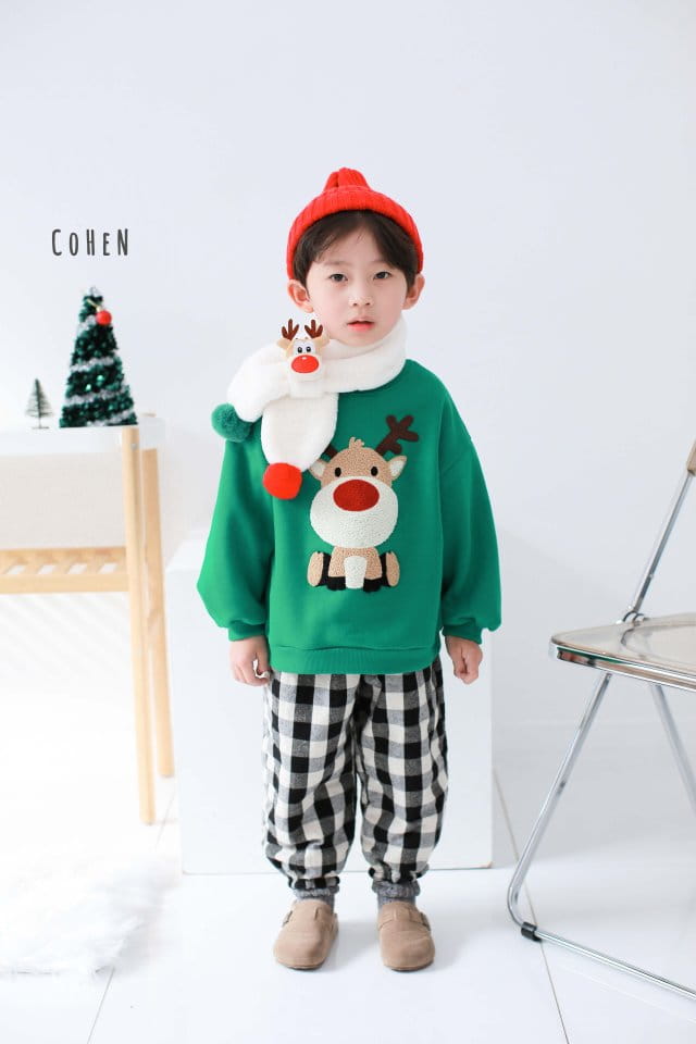 COHEN - Korean Children Fashion - #Kfashion4kids - Check Jogger Pants - 10