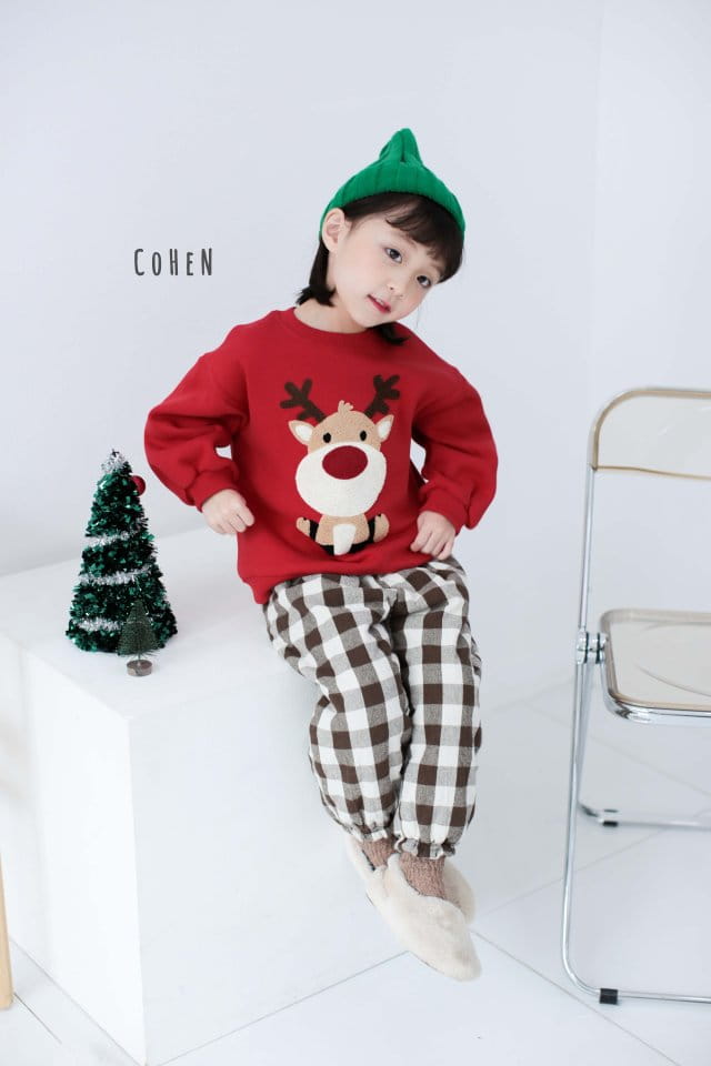 COHEN - Korean Children Fashion - #Kfashion4kids - Check Jogger Pants - 7