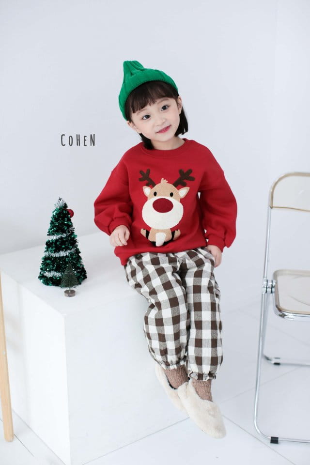 COHEN - Korean Children Fashion - #Kfashion4kids - Check Jogger Pants - 8