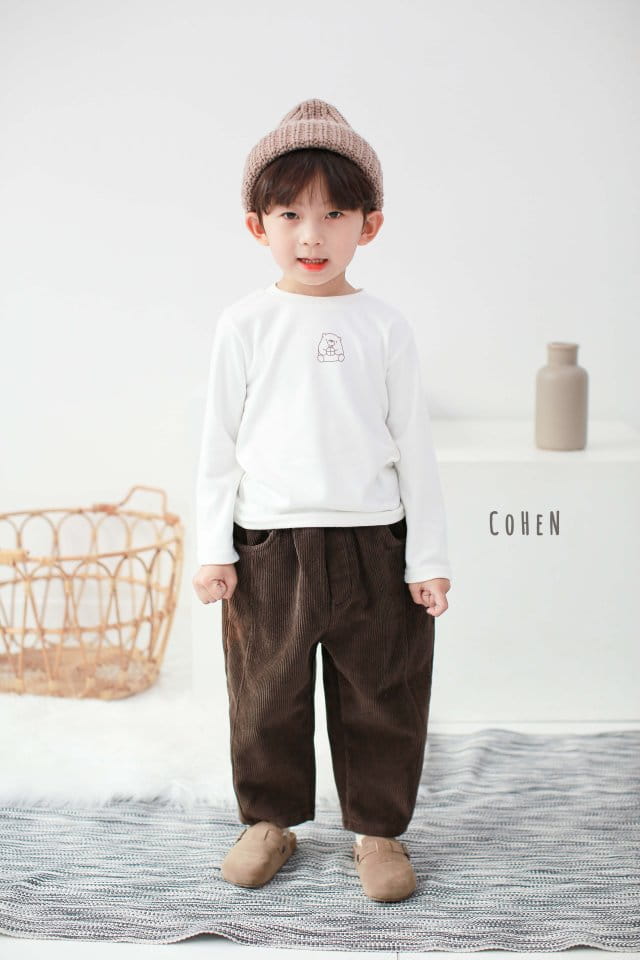 COHEN - Korean Children Fashion - #Kfashion4kids - Bear Tee - 6