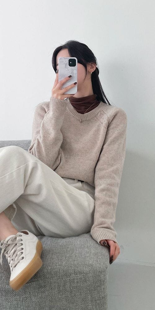 COLORANDCHOICE - Korean Children Fashion - #Kfashion4kids - Arm Whole Twisr Knit Tee - 11