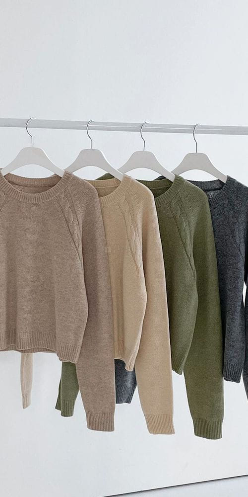 COLORANDCHOICE - Korean Children Fashion - #Kfashion4kids - Arm Whole Twisr Knit Tee - 4